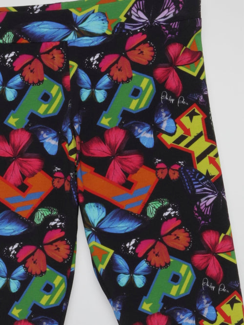 Butterfly All-Over-Print Leggings (Kids)