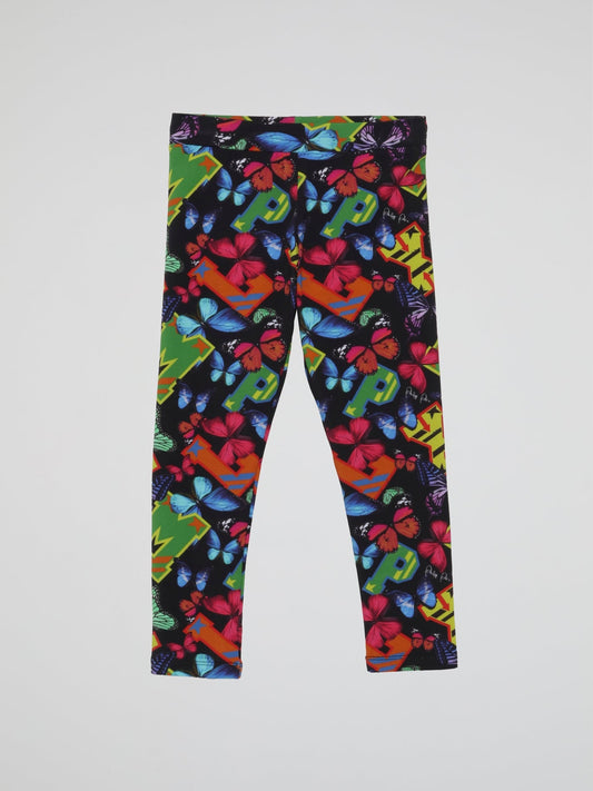 Butterfly All-Over-Print Leggings (Kids)