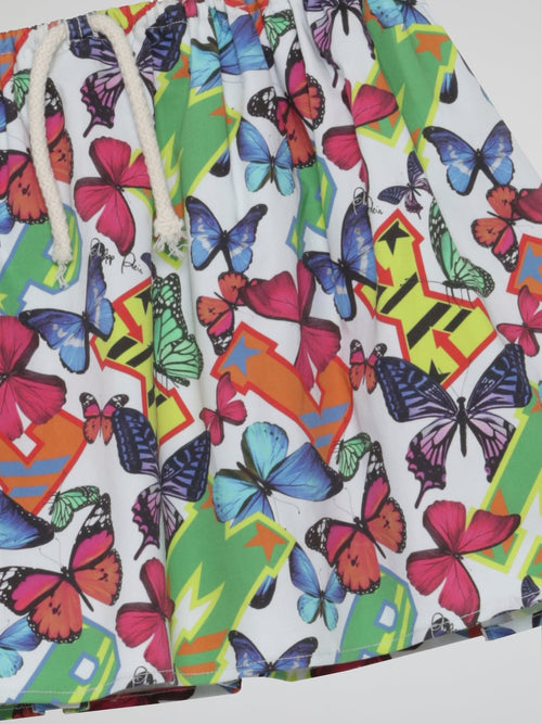 Butterfly All-Over-Print Skirt (Kids)