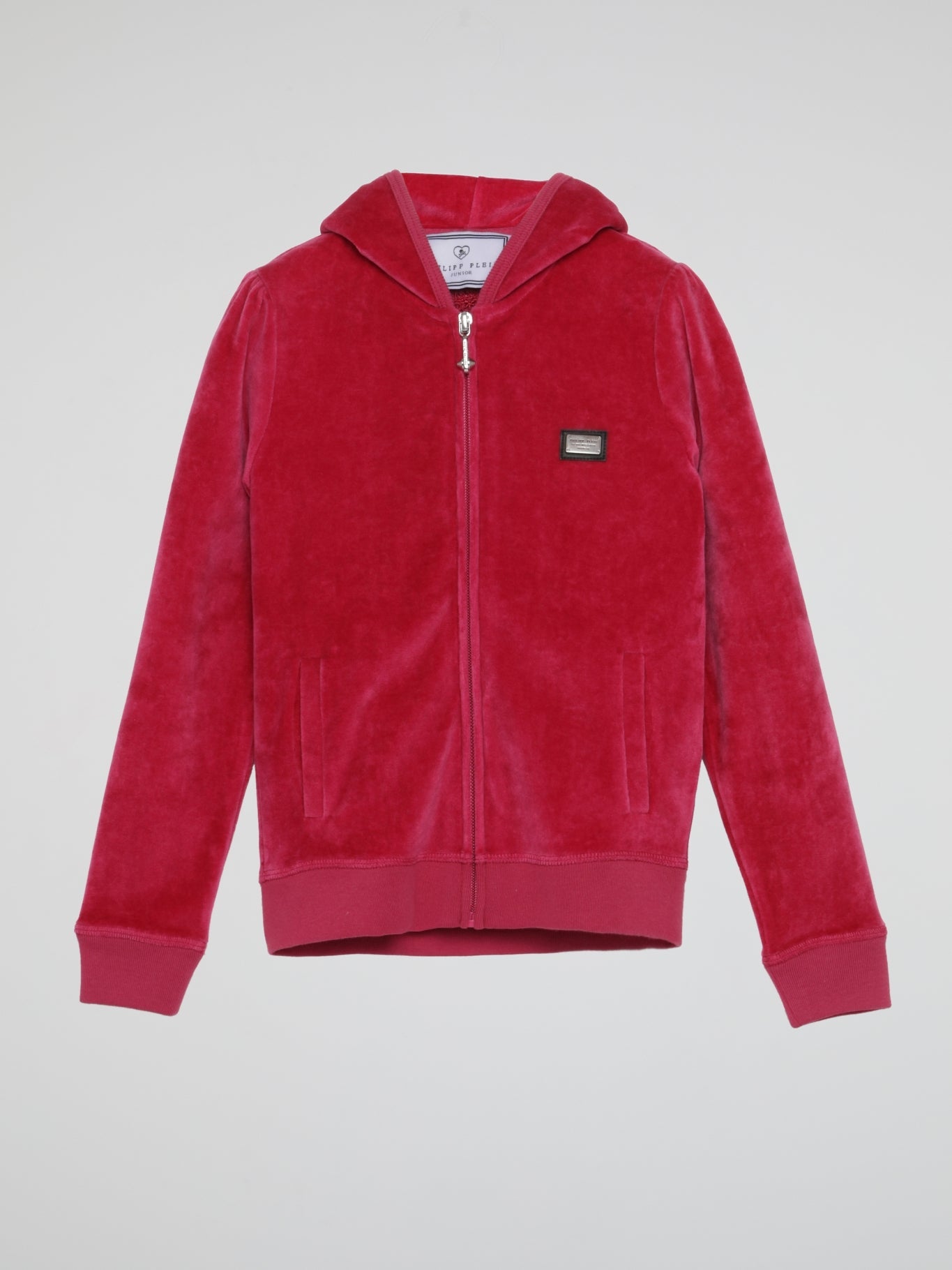 Red Skull Crystals Velvet Sweatshirt (Kids)