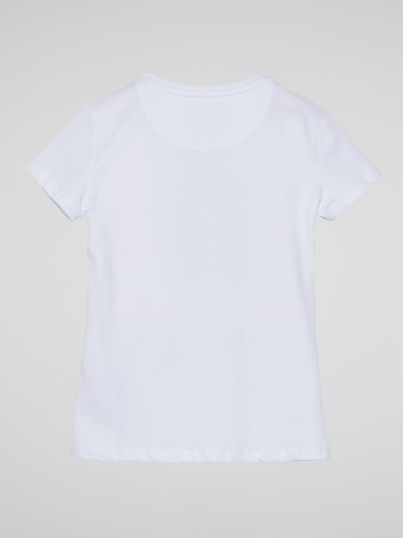 PP Monogram White Crewneck T-Shirt (Kids)