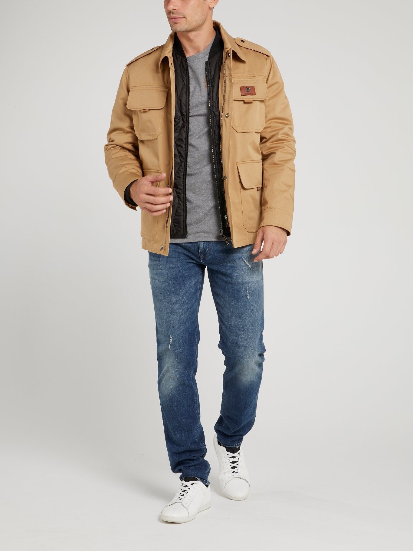 Brown Cargo Jacket