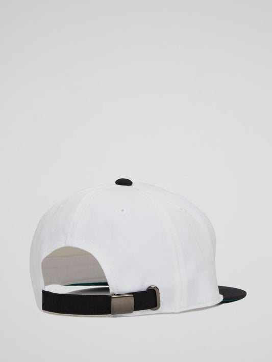 Contrast Embroidered Racing Logo Hat