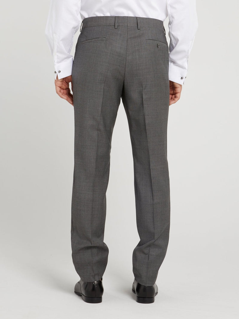 Grey Two-Button Suit