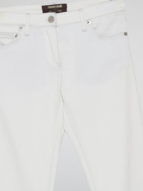 White Slim Fit Jeans