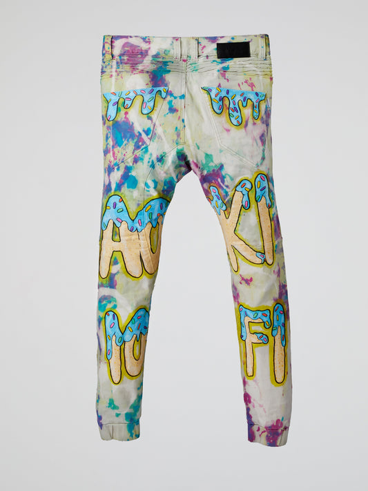 Sprinkle Frosting Distressed Jeans